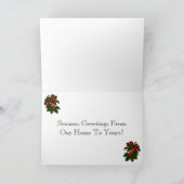 Vroege kerstfotokaart feestdagen kaart (Binnen)