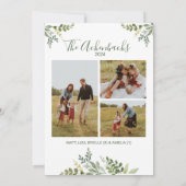 Vroege kerstfotokaart kaart (Achterkant)