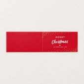 Vroege kerstfotokaart kaart (Buitenkant ongevouwen)