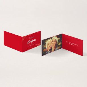 Vroege kerstfotokaart kaart