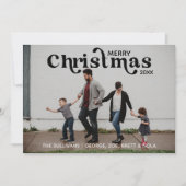 Vroege kerstfotokaart kaart (Voorkant)