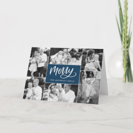 Vroege kerstfoto's Kaart voor Collage Holiday