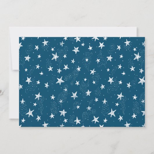 Vroege kerstfoto's van Merry en Bright Gold Script Feestdagenkaart (Achterkant)