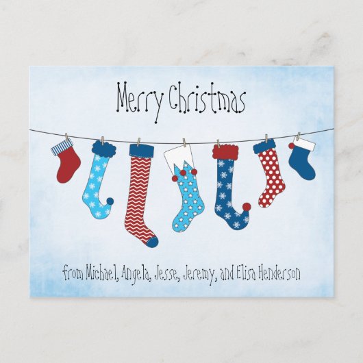 Vroege kerstgerechten feestdagenkaart (Voorkant)