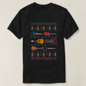 Vroege kerstgitaren t-shirt (Design voorkant)