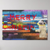 Vroege kerstgraffiti poster (Voorkant)