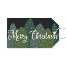 Vroege kerstgroene bomen