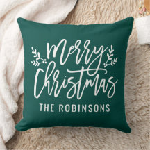 Vroege kerstgroene moderne, aangepaste kerstfamili