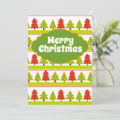 Vroege kerstkaart (Staand voorkant)