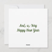 Vroege kerstkaart (Achterkant)