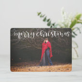 Vroege kerstkaart (Staand voorkant)