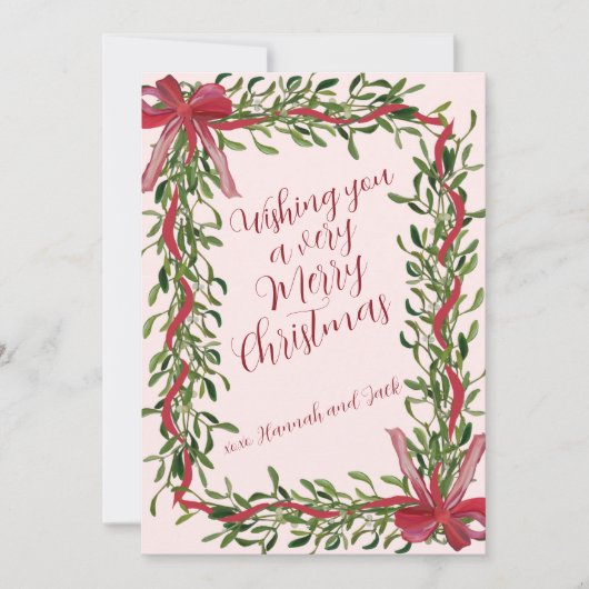 Vroege kerstkaart (Voorkant)