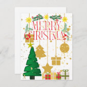 Vroege kerstkaart (Voorkant / Achterkant)