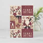 Vroege kerstkaart (Staand voorkant)