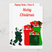 Vroege kerstkaart (Voorkant / Achterkant)