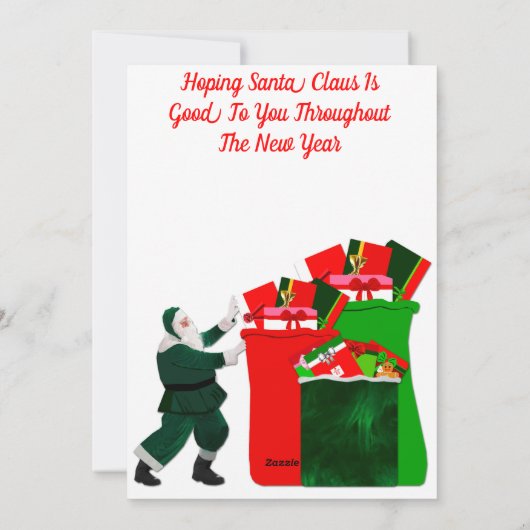 Vroege kerstkaart (Achterkant)