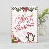 Vroege kerstkaart (Staand voorkant)