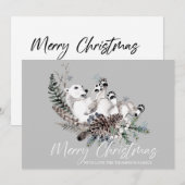 Vroege kerstkaart (Voorkant / Achterkant)