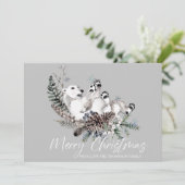 Vroege kerstkaart (Staand voorkant)