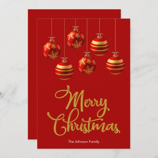 Vroege kerstkaart (Voorkant / Achterkant)