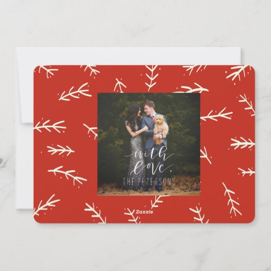 Vroege kerstkaart (Achterkant)