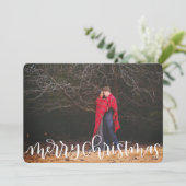 Vroege kerstkaart (Staand voorkant)