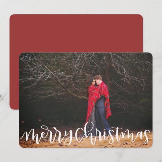 Vroege kerstkaart (Voorkant / Achterkant)