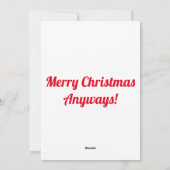 Vroege kerstkaart (Achterkant)