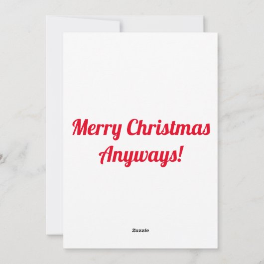 Vroege kerstkaart (Achterkant)