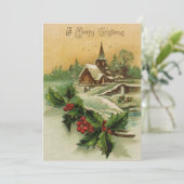 Vroege kerstkaart (Staand voorkant)