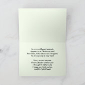 Vroege kerstkaart A Feestdagen Kaart (Binnen)