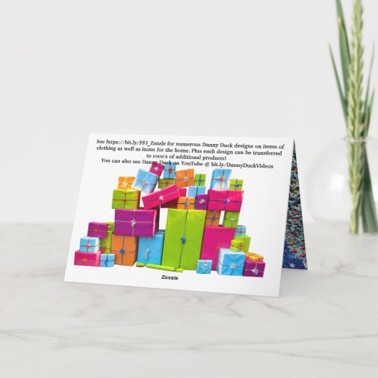 Vroege kerstkaart aankondiging (Achterkant)