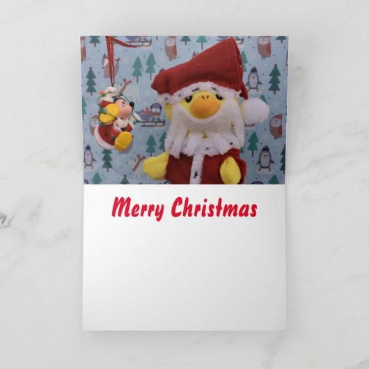 Vroege kerstkaart aankondiging (Binnen)