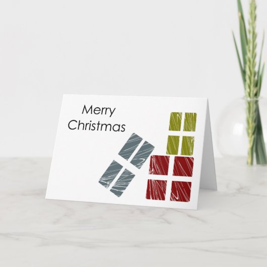 Vroege kerstkaart feestdagen kaart (Voorkant)