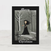 Vroege kerstkaart feestdagen kaart (Voorkant)