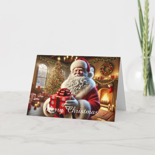 Vroege kerstkaart feestdagen kaart (Voorkant)