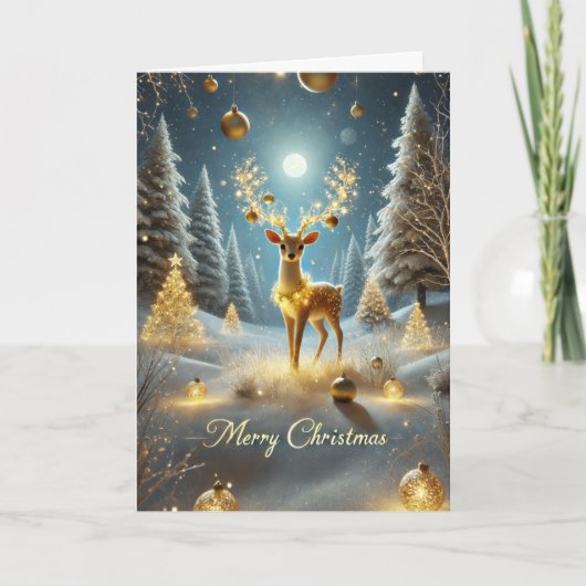 Vroege kerstkaart feestdagen kaart (Voorkant)