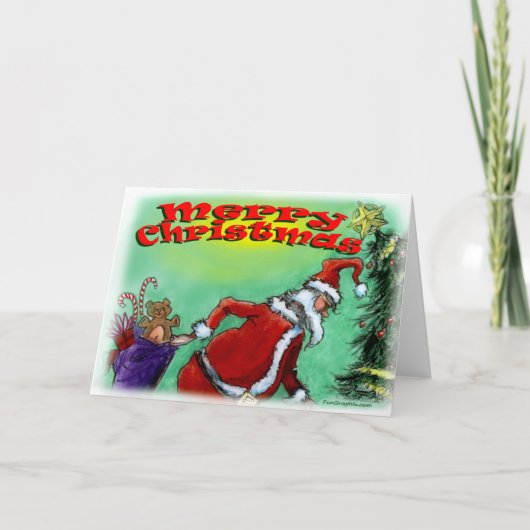 Vroege kerstkaart feestdagen kaart (Voorkant)