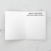 Vroege kerstkaart feestdagen kaart (Binnen)