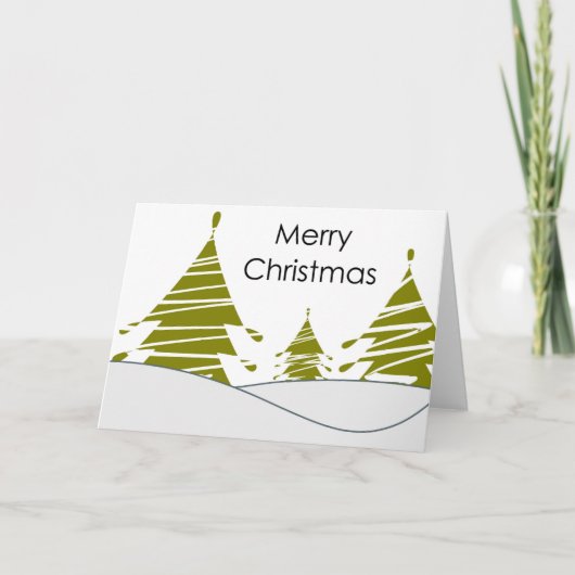 Vroege kerstkaart feestdagen kaart (Voorkant)