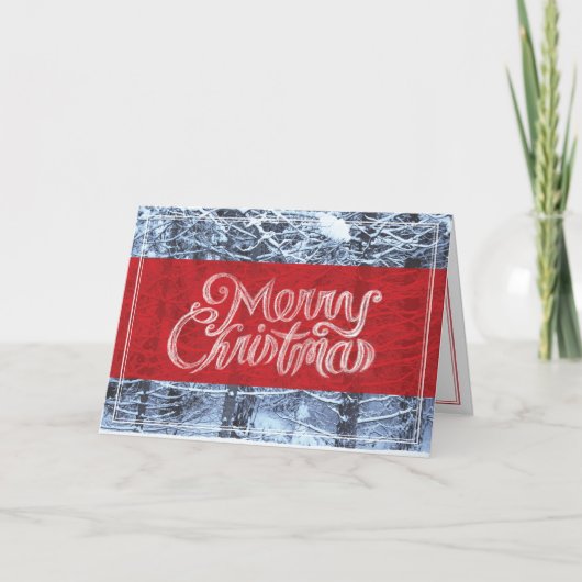 Vroege kerstkaart feestdagen kaart (Voorkant)