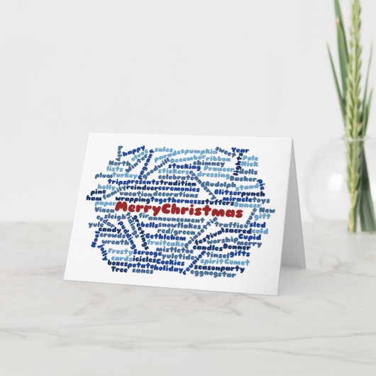 Vroege kerstkaart feestdagen kaart (Voorkant)