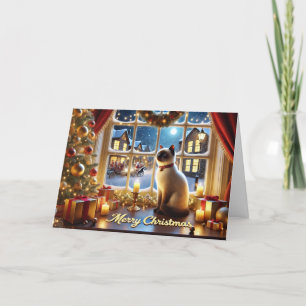 Vroege kerstkaart feestdagen kaart