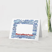 Vroege kerstkaart feestdagen kaart (Voorkant)