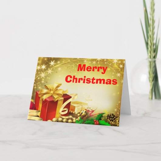 Vroege kerstkaart feestdagen kaart (Voorkant)