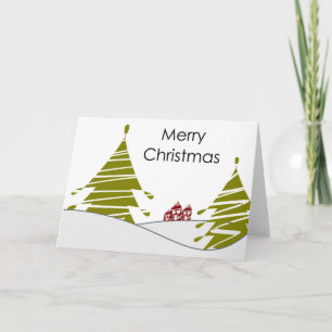 Vroege kerstkaart feestdagen kaart