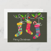 Vroege kerstkaart feestdagenkaart (Voorkant / Achterkant)