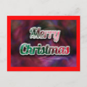 Vroege kerstkaart feestdagenkaart (Voorkant)