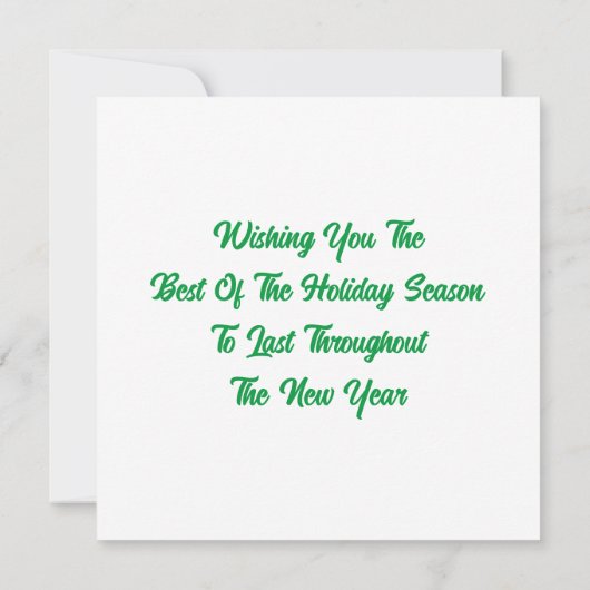 Vroege kerstkaart kaart (Achterkant)