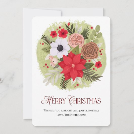 Vroege kerstkaart kaart (Voorkant)